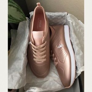Polo Ralph Lauren Rose Gold sneakers